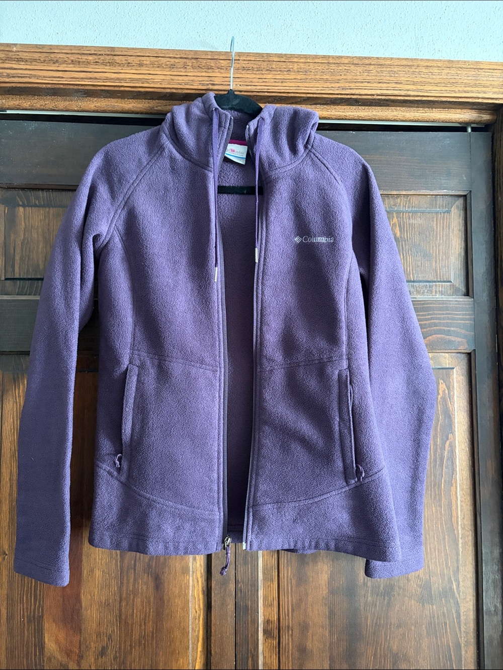 Columbia Purple Women's Hooded Fleece Jacket